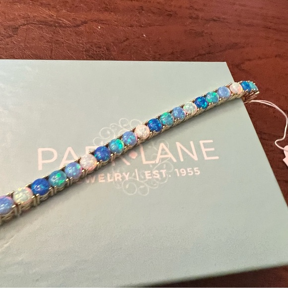 Park Lane Coast Micro Impression Bracelet | Gold, Opal & Blue Stones | BNIB - Picture 3 of 5